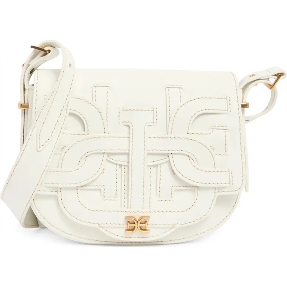 Sam Edelman Small Bay Leather Saddle Crossbody Bag
